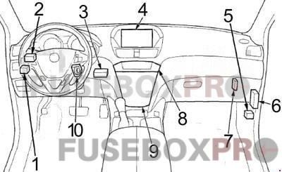 acura mdx 2007 2013 dashboard 2