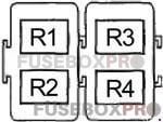 acura mdx 2007 2013 passenger compartment relay box 2