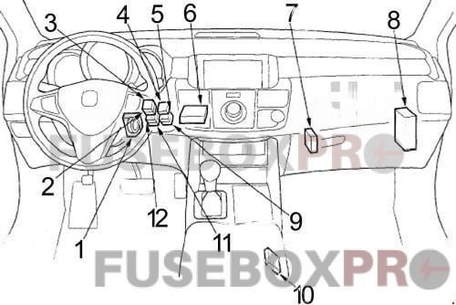 acura rdx 2007 2012 dashboard 2