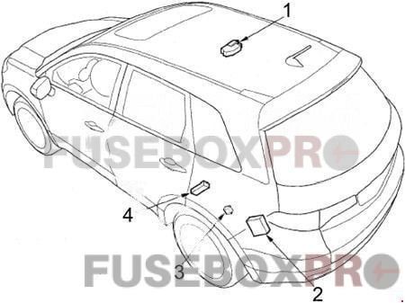 acura rdx 2007 2012 sensors and modules