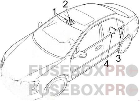 Acura RL 2005 2012 sensor 1