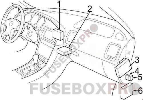 acura tl 1999 2003 dashboard 2