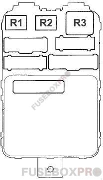 acura tl 1999 2003 passenger compartment relay 2