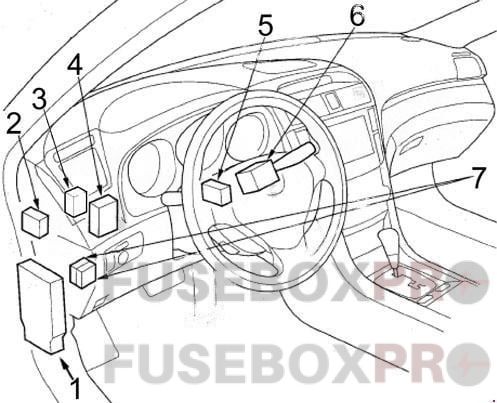 Acura TL 2004 2008 dashboard