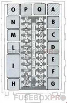 alfa romeo 145 and 146 1994 2000 fuse box on the dashboard 1