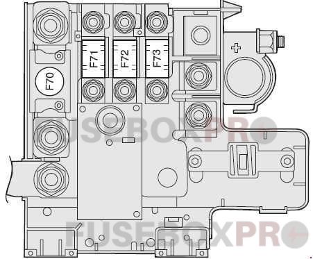 alfa romeo 159 2004 2011 battery possitive pole fuse box 02