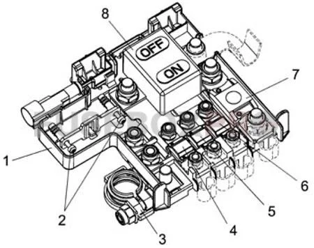 alfa romeo 166 2003 2007 engine compartment fuse box 02