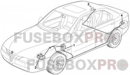 alfa romeo 166 fuse location 2003 2007