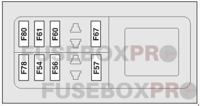 alfa romeo brera 2005 2010 battery boot fuse box left 02