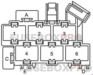 audi a2 1999 2005 connector point left