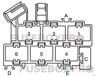 audi a2 1999 2005 connector point right