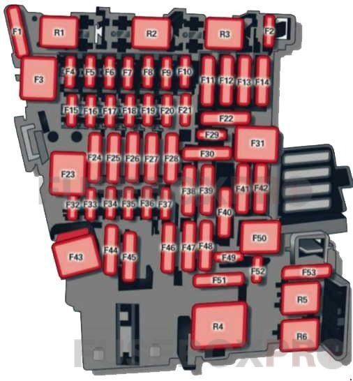 audi a3 2012 2016 driver side fuse box