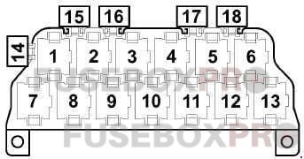 audi a3 and s3 8l 1996–2003 13 pin relay carrier