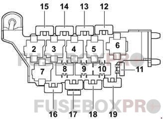 audi a6 s6 rs6 allroad c5 1997–2005 8 point relay carrier right hand drive