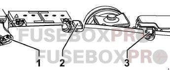 audi a6 s6 rs6 allroad c5 1997–2005 fuse in plenum chamber