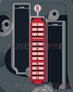 audi a8 d4 2010 2017 passenger side fuse box