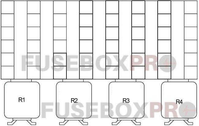 bmw 3 series e36 1990 2000 connector strip under rh side of dash