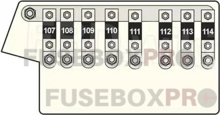 bmw 7 series e38 1994 2001 fusible line block