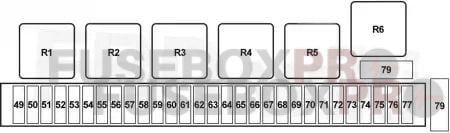 bmw 7 series e38 1994 2001 luggage compartment fuse box panel