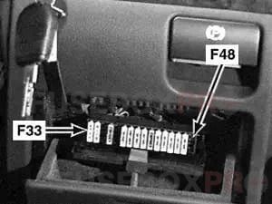 bmw 7 series e38 1994 2001 passenger compartment fuse box 3 rhd