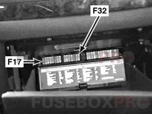 bmw 7 series e38 1994 2001 passenger compartment fuse box rhd