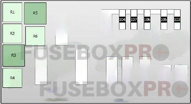 bmw x5 1999 2006 behind glove compartment