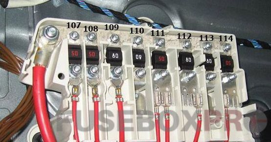 bmw 5 series fuse box diagram footwell 1996