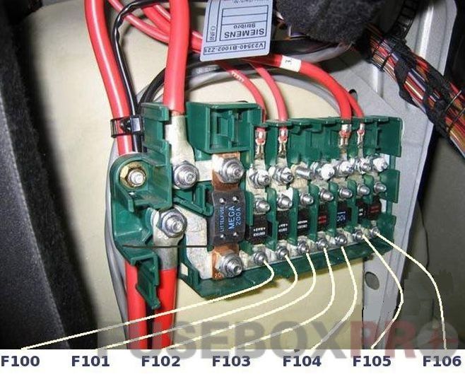 bmw 5 series fuse box diagram luggage compartment box 2 1996