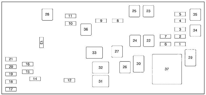 cadillac deville fuse box diagram engine compartment 2008