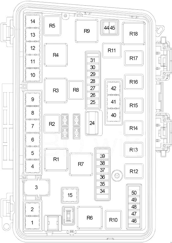 chrysler pacifica fuse box diagram 2004 2008