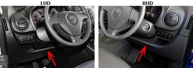 The location of the fuses in the passenger compartment: Citroen Nemo (2008-2015)