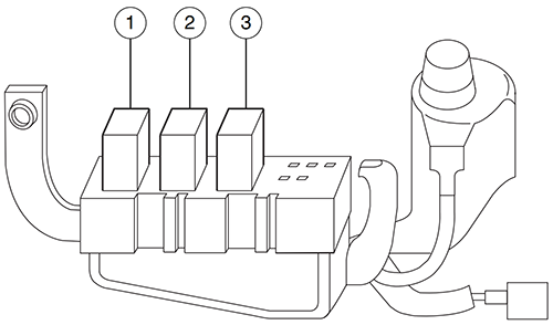 Ford Escape Hybrid (2005): Auxiliary Relay Box diagram