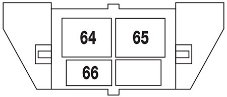 ford explorer (u152; 2003): auxiliary relay box diagram