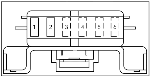 ford f-250 light duty (1997): engine minifuse panel diagram