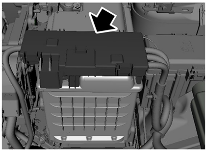 Ford EcoSport (2018-2022): Battery Fuse Box location